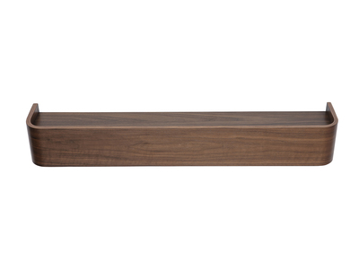 Etag&egrave;re murale bois fonc&eacute; noyer L90 cm HOPE