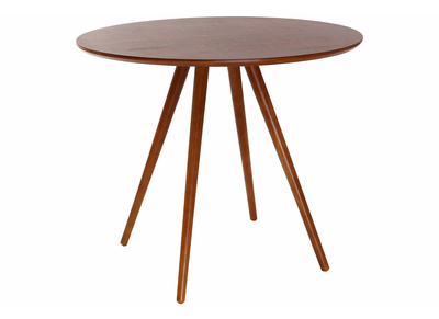 Table &agrave; manger design ronde noyer D90 ARTIK