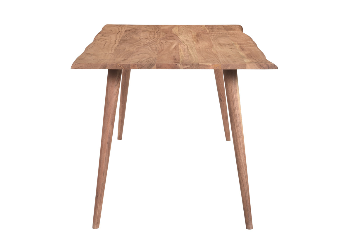 Table � manger rectangulaire en bois massif L175 cm SAVANA