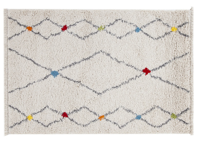 Tapis rectangulaire &agrave; motifs losanges 200 x 300 cm LIO