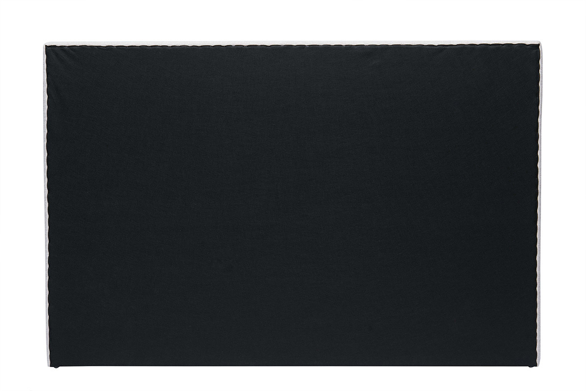 Dos de la t�te de lit SUKA en tissu effet velours textur�, vue de dos, sans d�tails visibles.